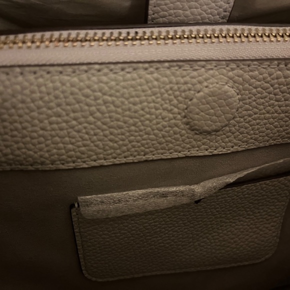 NWT Kate Spade Gray Leather & Faux Fur Crossbody Bag - Picture 11 of 12